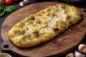 פרנת קונפי שום בשמן זית בתוספת מוצרלה